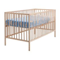 Traditional crib from Ikea with mattress.